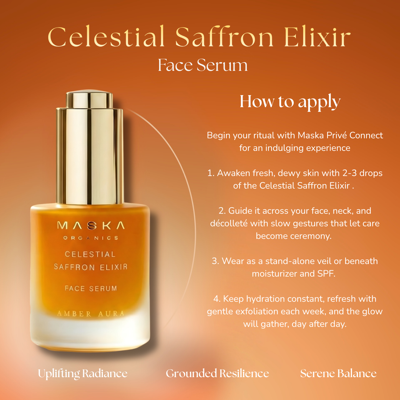 Celestial Saffron Elixir Face Serum Première